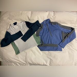 2 thermal riding tops